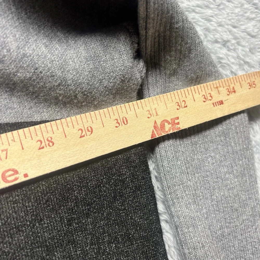 Joseph A. Turtleneck Sweater Poncho Womens XL Black Gray‎ Colorblock Oversized